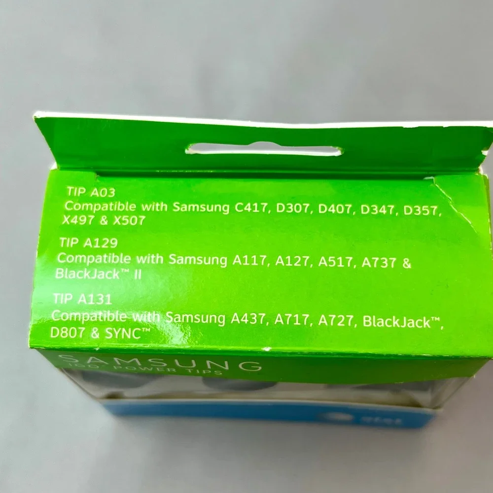 Samsung iGo Power Tips Set A03 A129 A131 for BlackJack SYNC C417 AT&T G001693R01